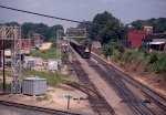 NS train held at the signal at Boylan